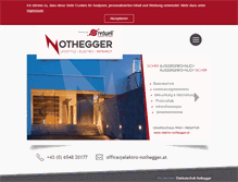 Tablet Screenshot of elektro-nothegger.at